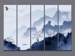 水墨山水画