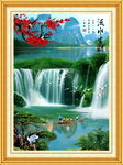 聚宝盆风水画