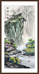 竖幅山水风景