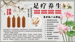 足疗养生背景墙