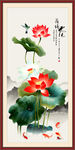 国画荷花