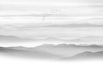  水墨山水画 