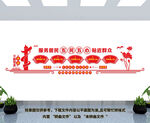 五民五心文化墙