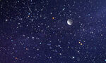 黑色星空图