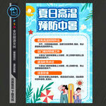 防中暑海报