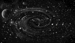 黑色宇宙星空