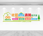 社区消防安全文化墙