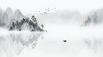 水墨山水背景图