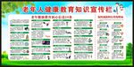 老年健康宣传周宣传栏