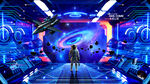 宇宙星空太空舱