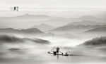 水墨山水画