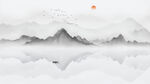 意境山水画水墨山水画