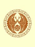 矢量仙鹤呈祥图案