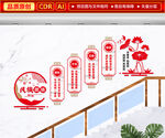 民族团结楼梯文化墙