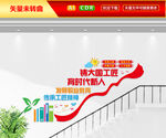 职业教育楼道文化墙