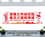 廉洁校园文化墙