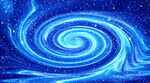 蓝色星空旋涡吊顶