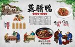 蒸腊鸭 