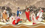 新中式背景墙  