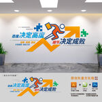 企业团队励志标语文化墙