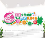 关爱女性健康文化墙 