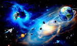 太空宇宙星空图