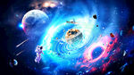 太空宇宙星空图