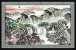 山水风景画图 