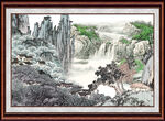 山水风景画 