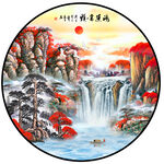 鸿运当头装饰画