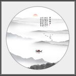 新中式背景墙 