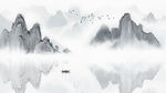 水墨山水风景 山水画 客厅风景