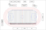 学校操场跑道足球场示意图