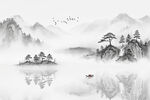 意境水墨风背景