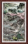 客厅山水画 