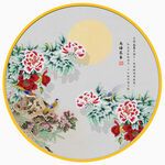 中式花鸟装饰画