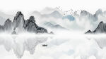 简洁禅意山水