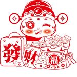 2025蛇年矢量窗花剪纸素材