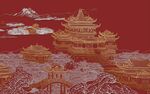 新中式背景墙 