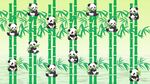 熊猫儿童房背景墙