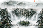 聚宝盆风景画
