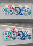 廉政党建文化墙廉洁自律