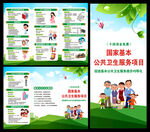 基本公共卫生服务项目三折页