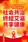 世界艾滋病日挂图