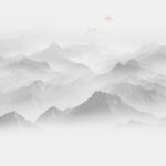 水墨画山水