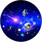 圆形星空