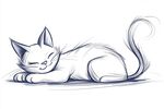 猫咪线稿
