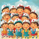 儿童节医生素材