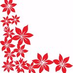 小红花图案设计
