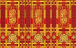 新中式背景墙  